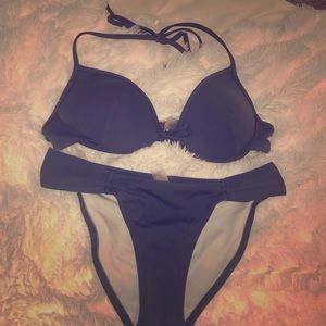 Victoria secret blue/grey bikini set
